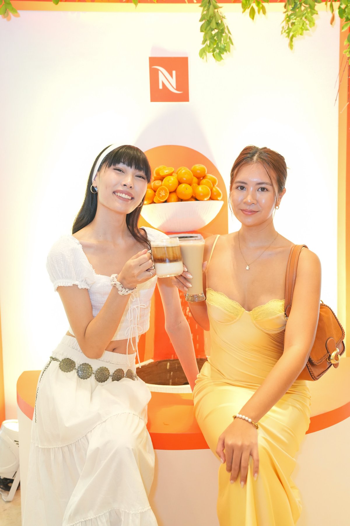 Justine Llarena and Kyla Javier.